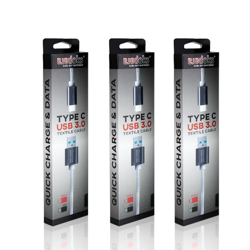 Custom USB cable paper boxes with blister